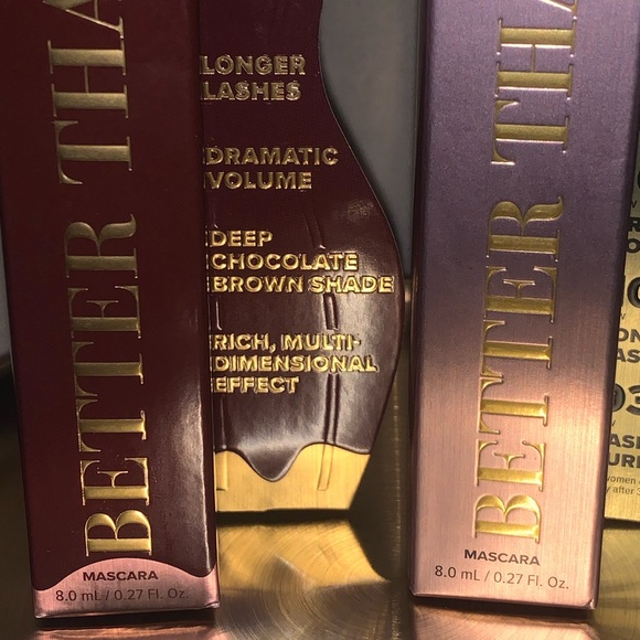 ✨Bundle of 2✨Too Faced NEW Mascara Better Than Sex in Black & Chocolate - Picture 3 of 4